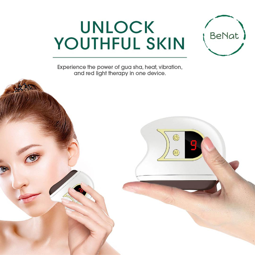 Escultura Facial Eléctrica Gua Sha