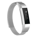 Bandas de Bucle Metálico LAREDTREE Compatibles con Fitbit Alta/Fitbit Alta HR, Malla de Acero Inoxidable Transpirable con Ajuste Magnético para Mujeres y Hombres (Plata)